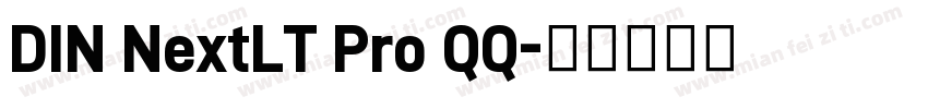 DIN NextLT Pro QQ字体转换